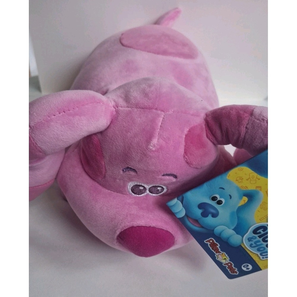 Pillow Pets Pet Blues Clues -  Magenta Puppy  Stuffed Animal Plush Toy